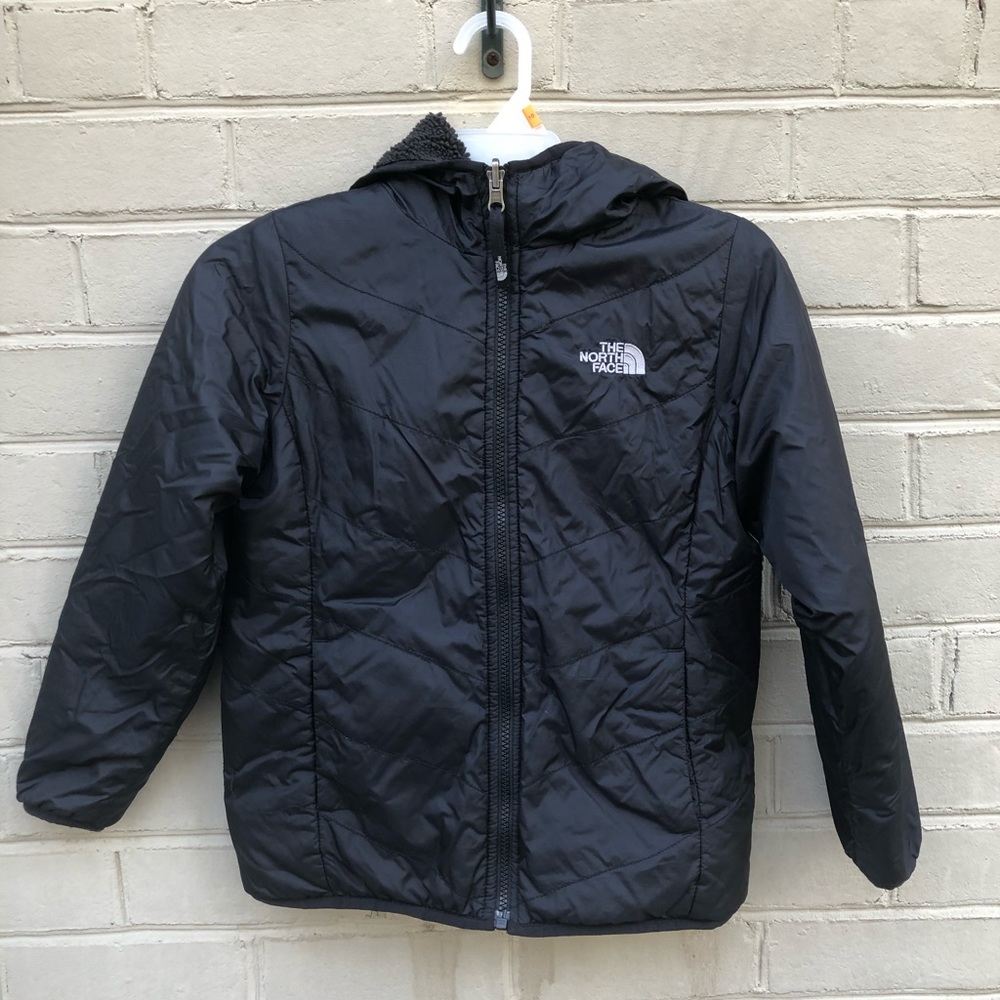EUC North Face Reversible Black Coat Size S.